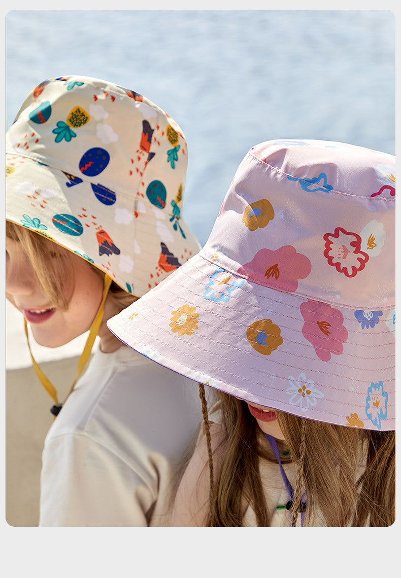 Kocotree Baby Hat Spring and Autumn Children's Sun Hat Boys' Sunshade Hat Girls' Fisherman Hat Sun Hat Double-Sided Wearable