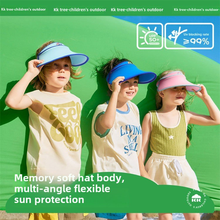 Kocotree Children's Sun Protection Hat Boys Baby Sun Hat Girls Summer Outdoor UV Protection Wide Brim Visor