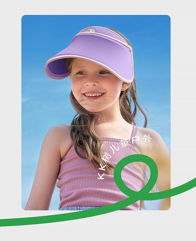 Kocotree Children's Sun Protection Hat Boys Baby Sun Hat Girls Summer Outdoor UV Protection Wide Brim Visor