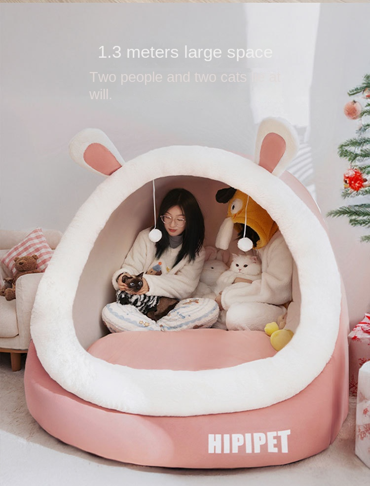 Human cat's nest, oversized dog's nest, pillow for girls to sleep, children's play nest, indoor tent