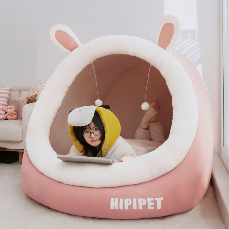 Human cat's nest, oversized dog's nest, pillow for girls to sleep, children's play nest, indoor tent