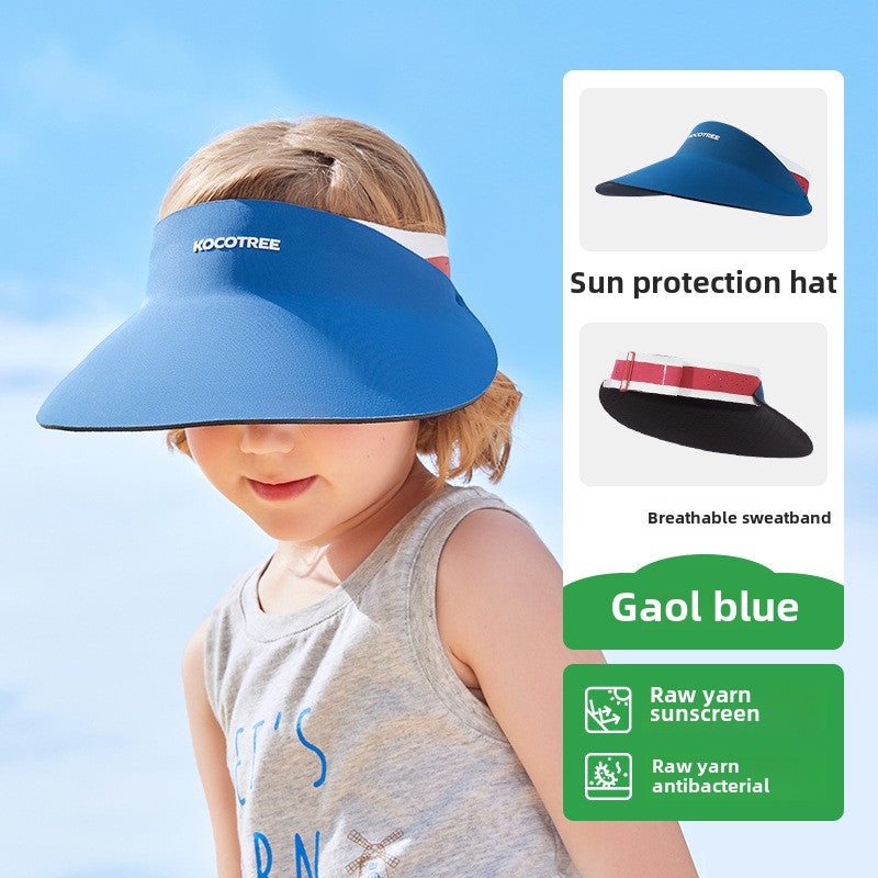 Kocotree Original Yarn Children's Sun Hat Summer Boys Girls Outdoor Sun Hat Baby Visor Sun Hat Wide Brim