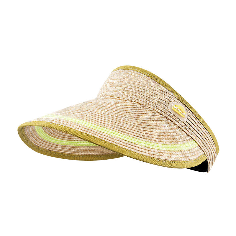 Kocotree Children's Sun Hat Boys Girls UV Protection Visor Hat Baby Outdoor Woven Straw Hat Summer