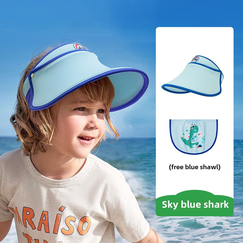 Kocotree Children's Sun Protection Hat Boys Baby Sun Hat Girls Summer Outdoor UV Protection Wide Brim Visor