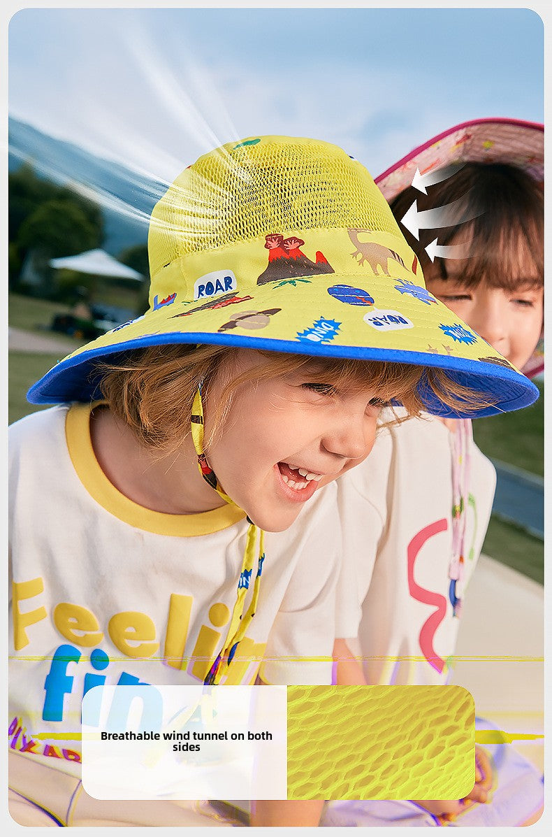 Kocotree Children's Sun Protection Hat Face-Shielding UV Protection Sunshade Baby Boys Girls Summer Beach Fisherman Hat