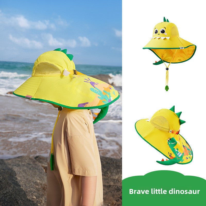 Kocotree Children's Sun Hat UV Protection Baby Sunshade Sun Hat Boys Girls Summer Beach Hat Wide Brim