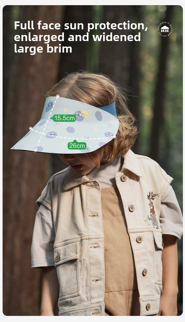 Kocotree Parent-Child Sun Hat for Children, Foldable Sun Hat for Boys, Baby Sun Hat for Girls, Outdoor Visor Hat