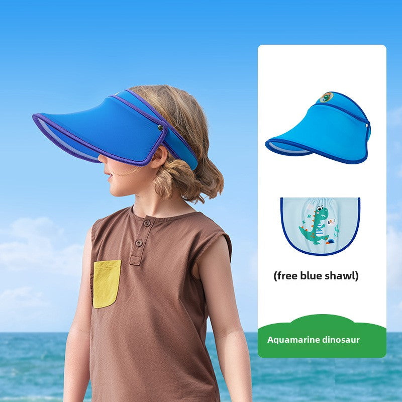 Kocotree Children's Sun Protection Hat Boys Baby Sun Hat Girls Summer Outdoor UV Protection Wide Brim Visor