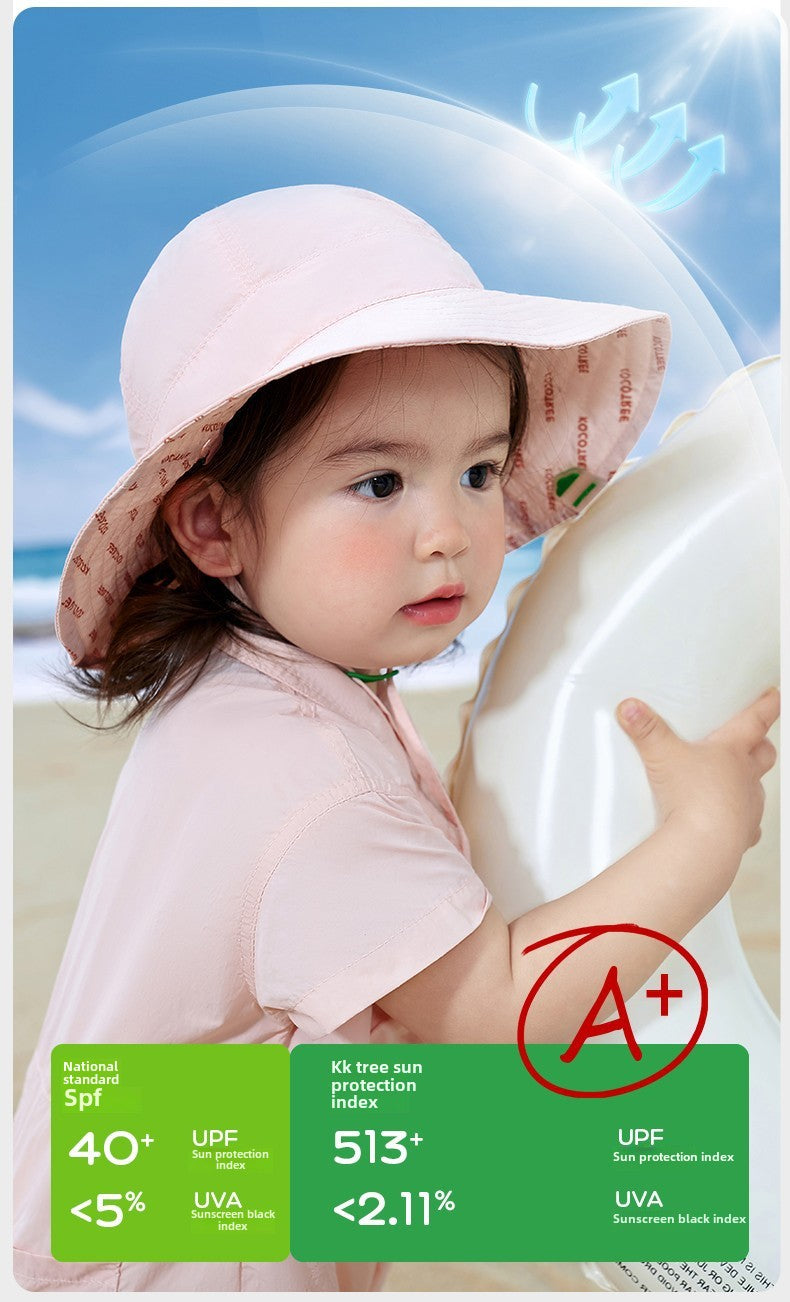 Kocotree Baby Sun Hat Infant Sunshade Hat UV Protection Boys and Girls Fisherman Hat Spring and Autumn Hat Reversible Wearable