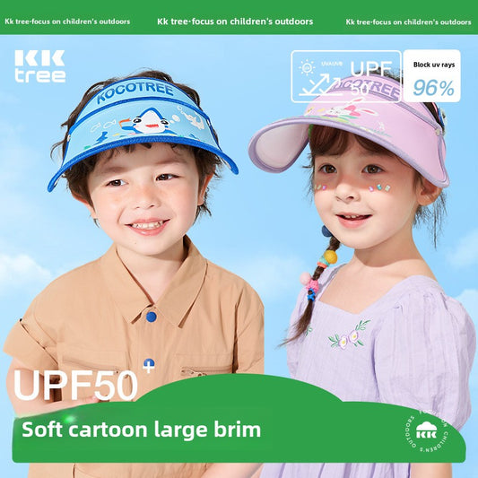 Kocotree Children's Sun Hat Baby Sun Hat Boys Girls Visor Sun Hat Wide Brim Thin UV Protection