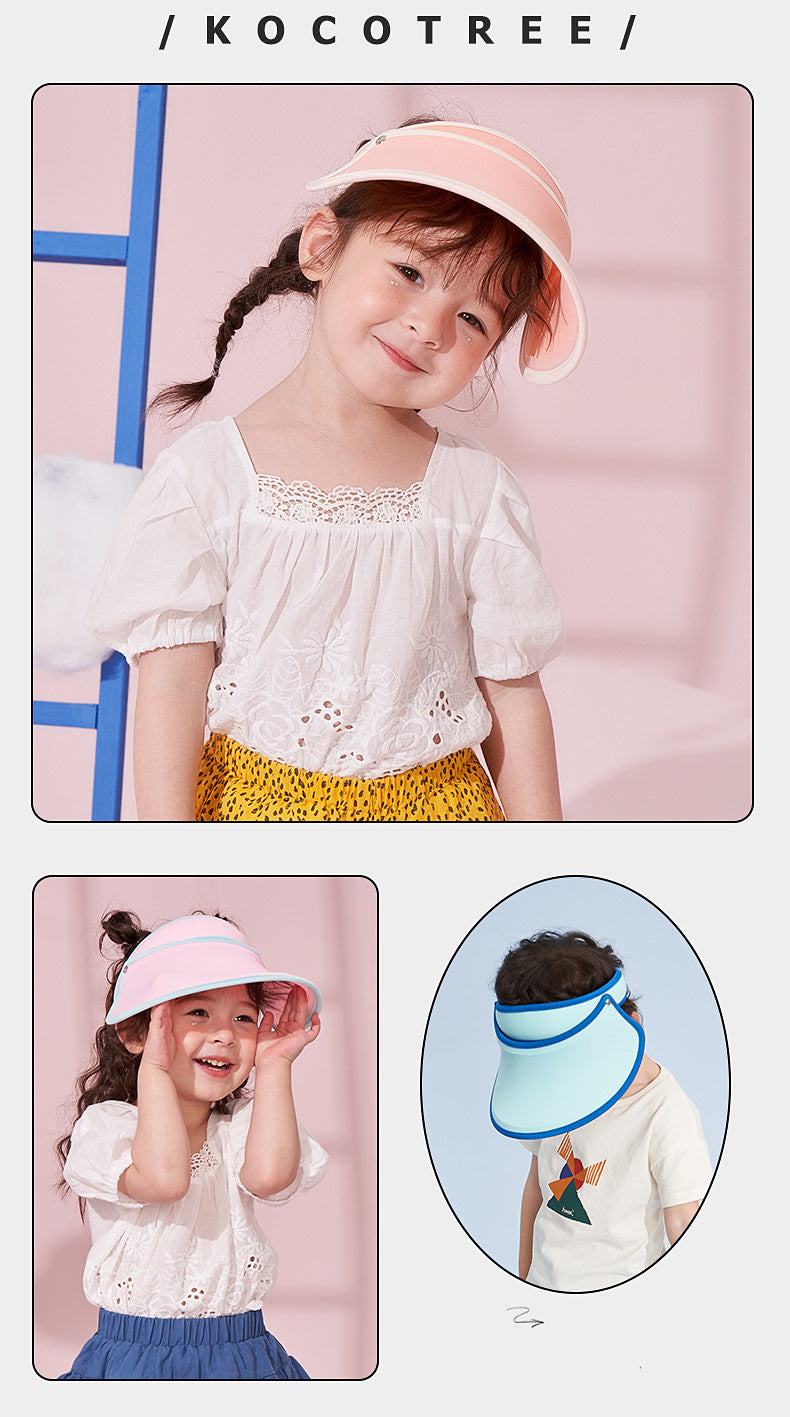 Kocotree Children's Sun Hat Boys Girls Summer Sun Visor Baby UV Protection Elementary School Hat