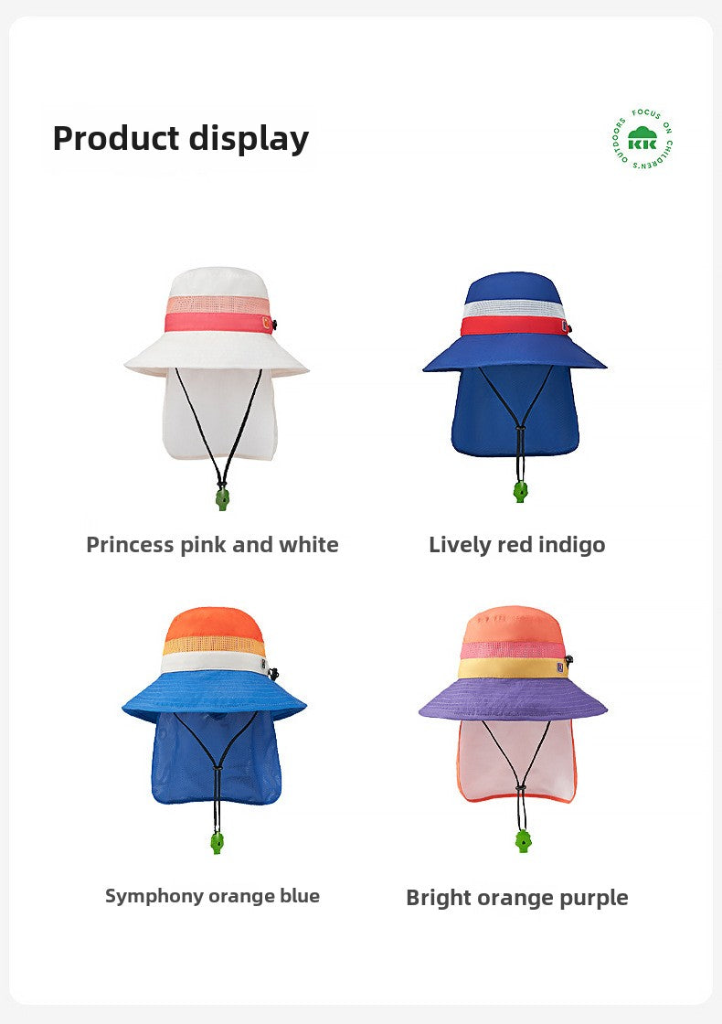 Kocotree Children's Sun Hat Baby Sunshade Hat UV Protection Boys and Girls Fisherman Hat Beach Sun Hat Summer