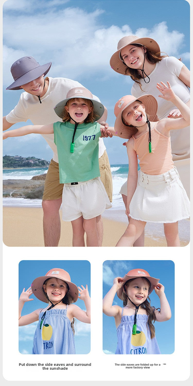 Kocotree Parent-Child Sun Hat Children's Sunshade Hat Outdoor Hiking Boys Girls Baby Hat Camping Fisherman Hat