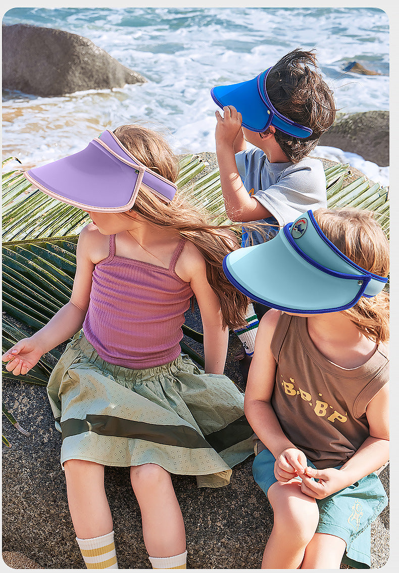 Kocotree Children's Sun Protection Hat Boys Baby Sun Hat Girls Summer Outdoor UV Protection Wide Brim Visor