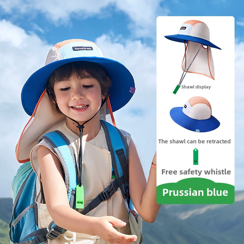 Kocotree Original Yarn Children's Sun Protection Hat Baby Sun Hat Fisherman Sun Hat Spring Autumn Summer Thin Style