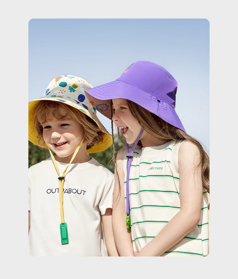 Kocotree Baby Hat Spring and Autumn Children's Sun Hat Boys' Sunshade Hat Girls' Fisherman Hat Sun Hat Double-Sided Wearable