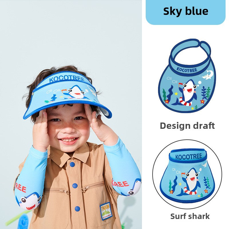 Kocotree Children's Sun Hat Baby Sun Hat Boys Girls Visor Sun Hat Wide Brim Thin UV Protection