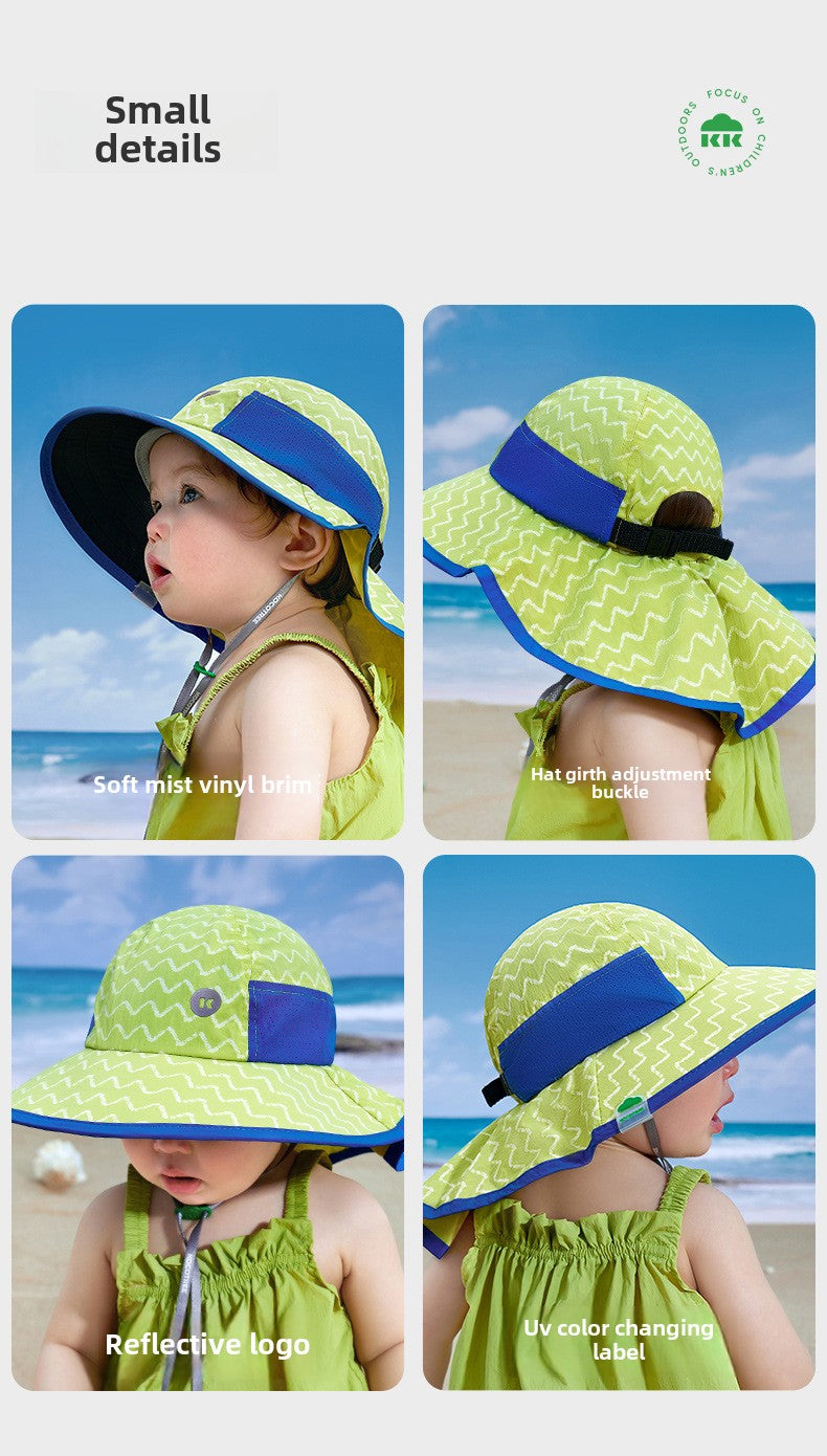 Kocotree Original Yarn Baby Sun Hat Infant Sunshade Hat Summer UV Protection Children's Sun Hat Boys Girls