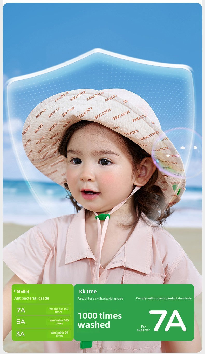 Kocotree Baby Sun Hat Infant Sunshade Hat UV Protection Boys and Girls Fisherman Hat Spring and Autumn Hat Reversible Wearable