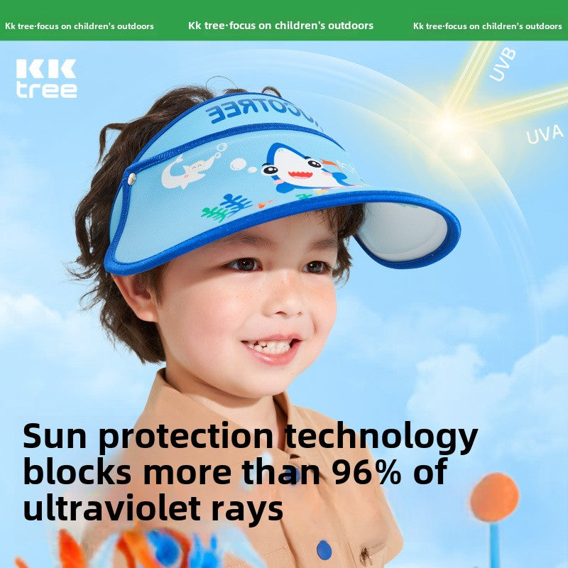 Kocotree Children's Sun Hat Baby Sun Hat Boys Girls Visor Sun Hat Wide Brim Thin UV Protection