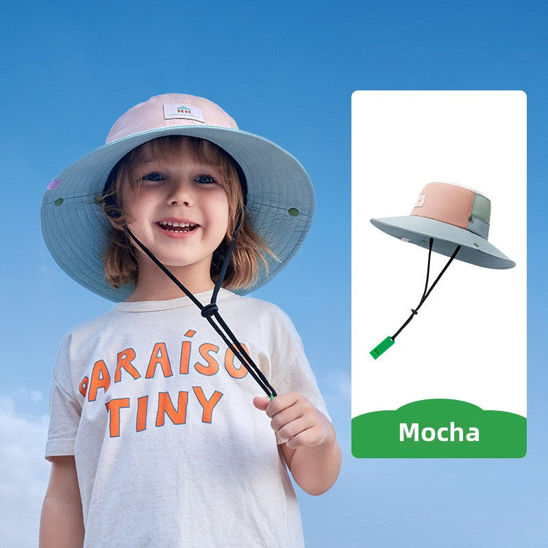 Kocotree Parent-Child Sun Hat Children's Sunshade Hat Outdoor Hiking Boys Girls Baby Hat Camping Fisherman Hat