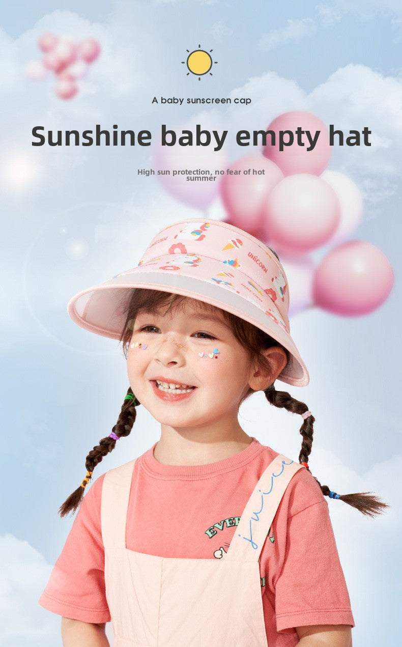 Kocotree Children's Sun Hat UV Protection Sun Hat Baby Hat Boys Girls Visor Large Brim Summer