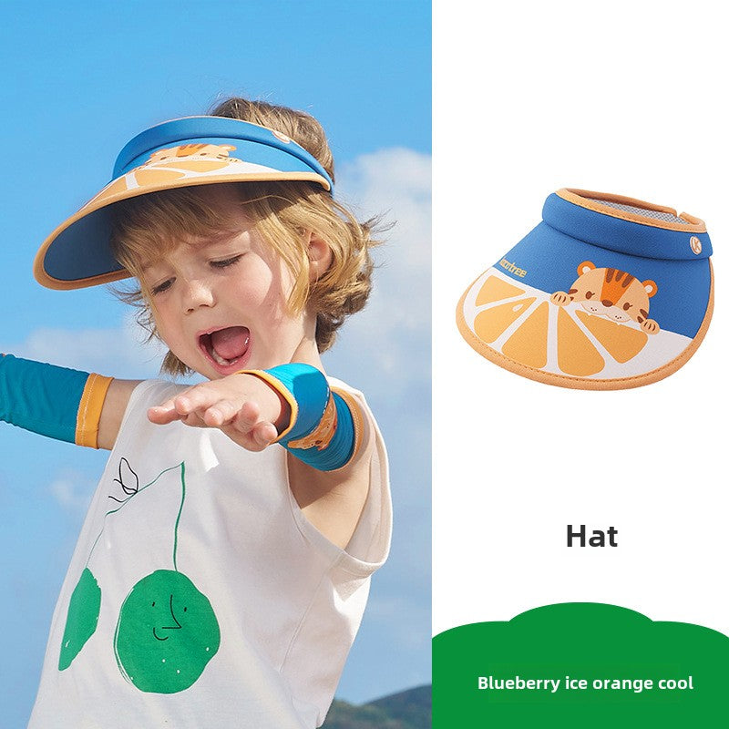 Kocotree Children's Sun Hat Baby Visor Sun Hat Boys and Girls Sports UV Protection Outdoor Wide Brim Summer