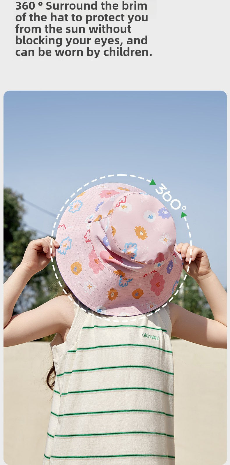 Kocotree Baby Hat Spring and Autumn Children's Sun Hat Boys' Sunshade Hat Girls' Fisherman Hat Sun Hat Double-Sided Wearable