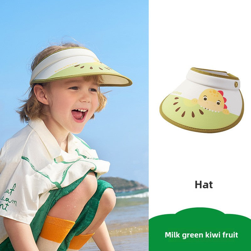 Kocotree Children's Sun Hat Baby Visor Sun Hat Boys and Girls Sports UV Protection Outdoor Wide Brim Summer