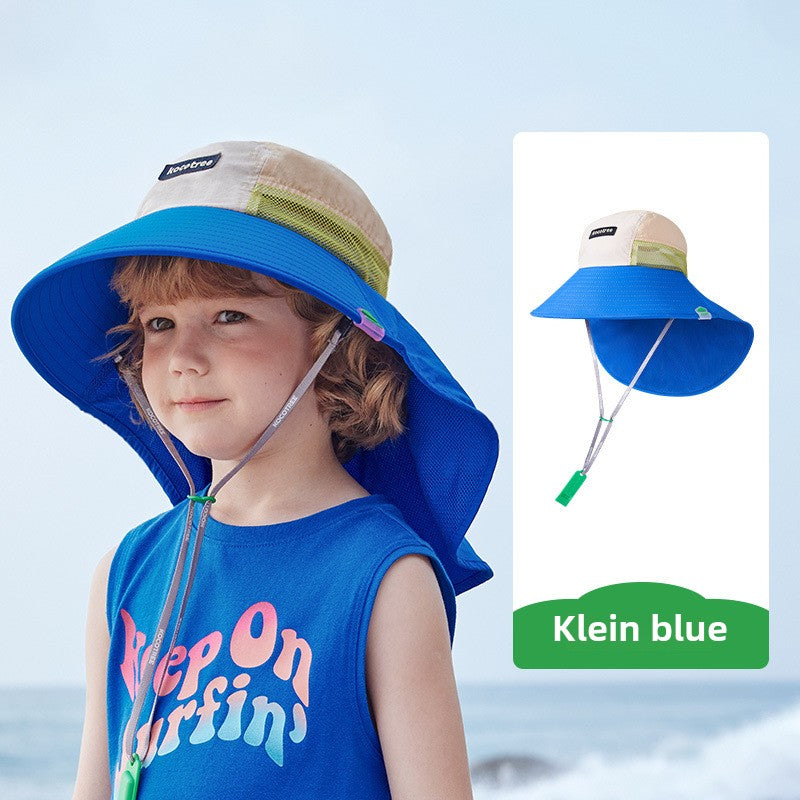 Kocotree Children's Sun Hat Wide Brim Boys Girls Baby Sunshade UV Protection Beach Summer