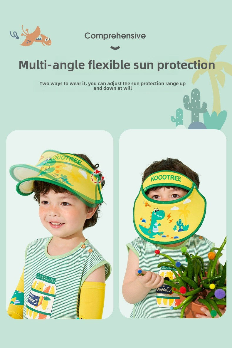 Kocotree Children's Sun Hat Baby Sun Hat Boys Girls Visor Sun Hat Wide Brim Thin UV Protection