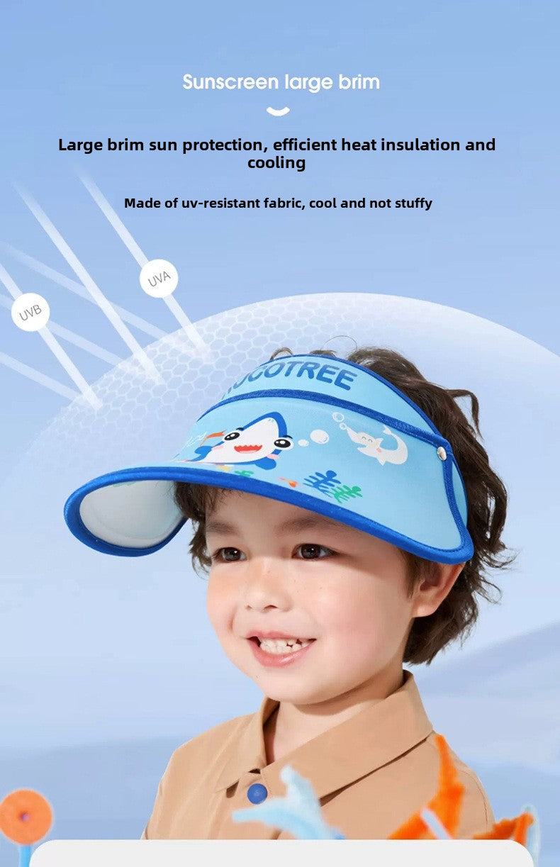 Kocotree Children's Sun Hat Baby Sun Hat Boys Girls Visor Sun Hat Wide Brim Thin UV Protection