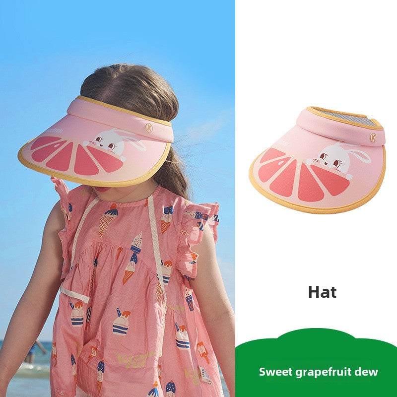 Kocotree Children's Sun Hat Baby Visor Sun Hat Boys and Girls Sports UV Protection Outdoor Wide Brim Summer