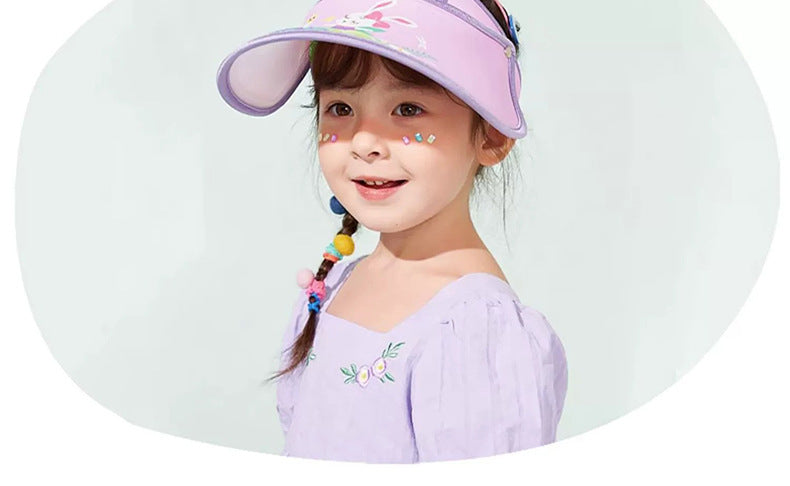 Kocotree Children's Sun Hat Baby Sun Hat Boys Girls Visor Sun Hat Wide Brim Thin UV Protection